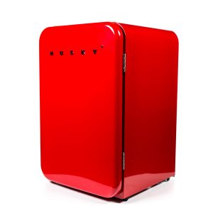 Undercounter Retro Fridge Red - Image 3