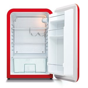 Undercounter Retro Fridge Red - Image 6