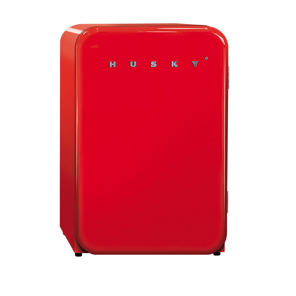 Red Retro Fridge • HUS-RETRO110-RED-HU • Husky Lifestyle