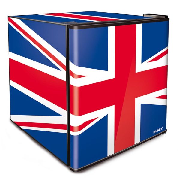 Union Jack mini fridge