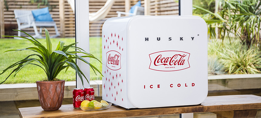Husky Coca-Cola Retro Refrigerator Range
