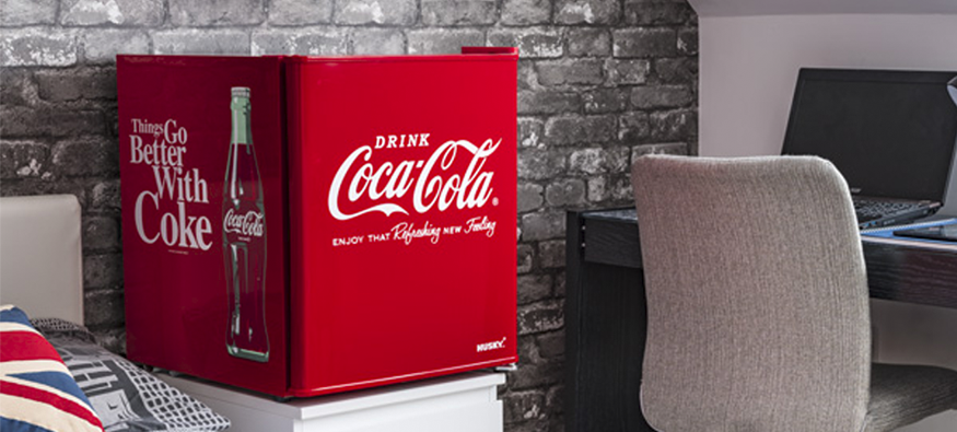 Husky Coca-Cola Mini Fridge